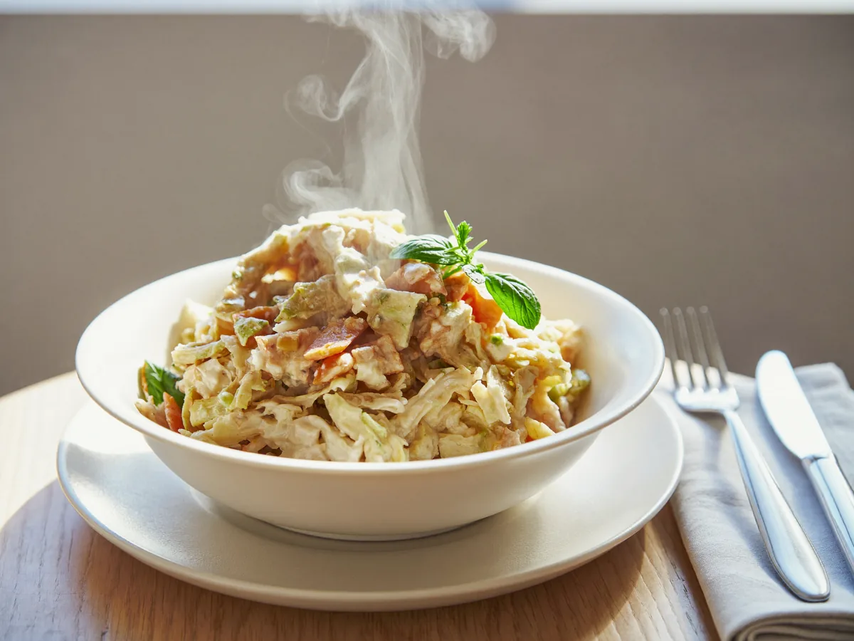 Салат Капуста с морковью и маслом