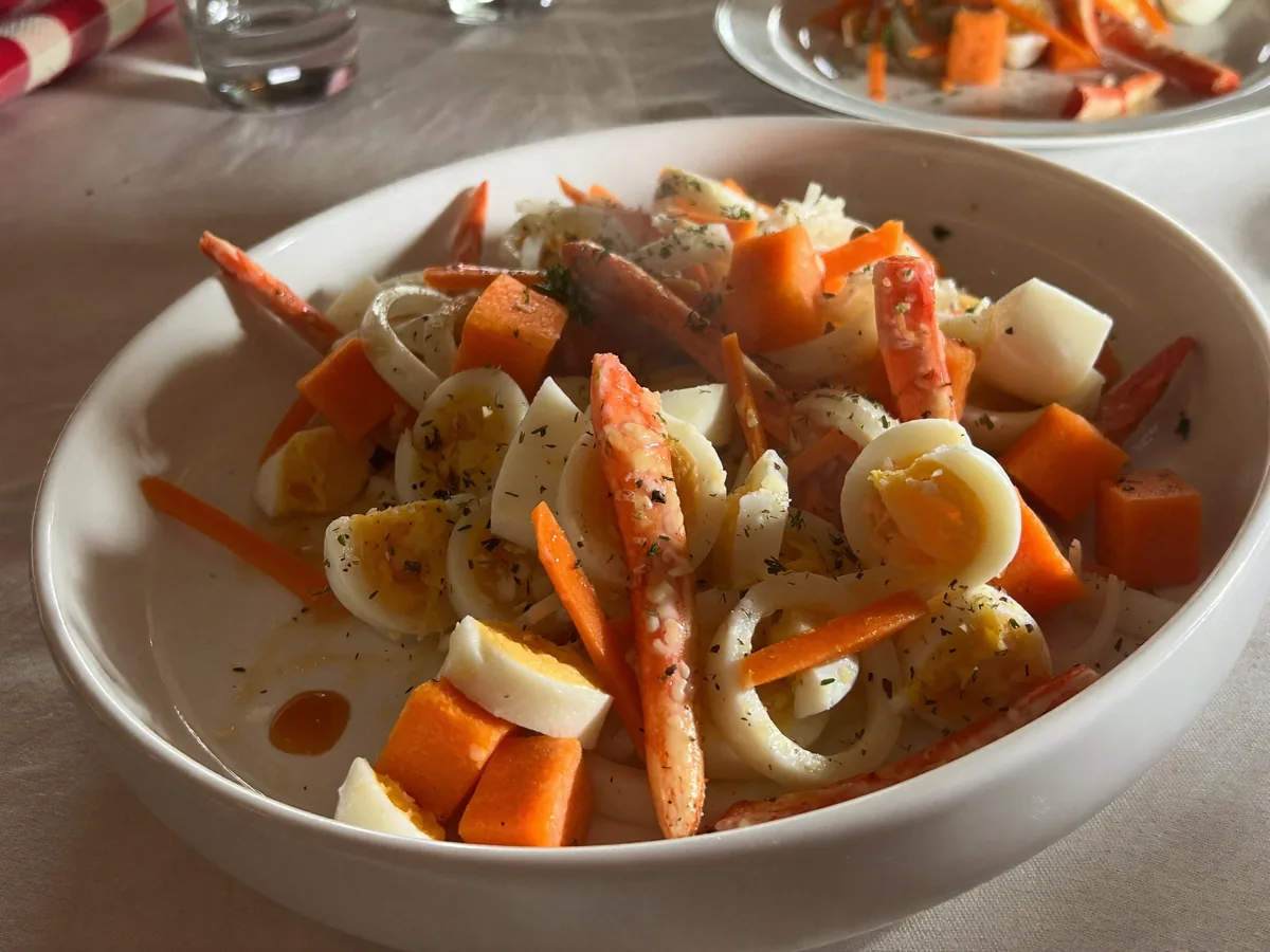 Салат крабовые палочки сыр морковь