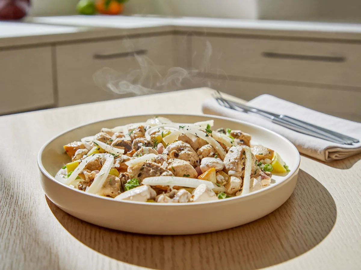 Салат оригинальный с курицей