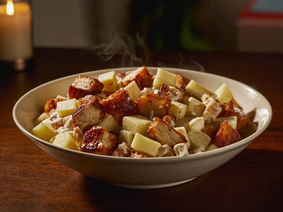 Салат с копченой курочкой "Аппетит"
