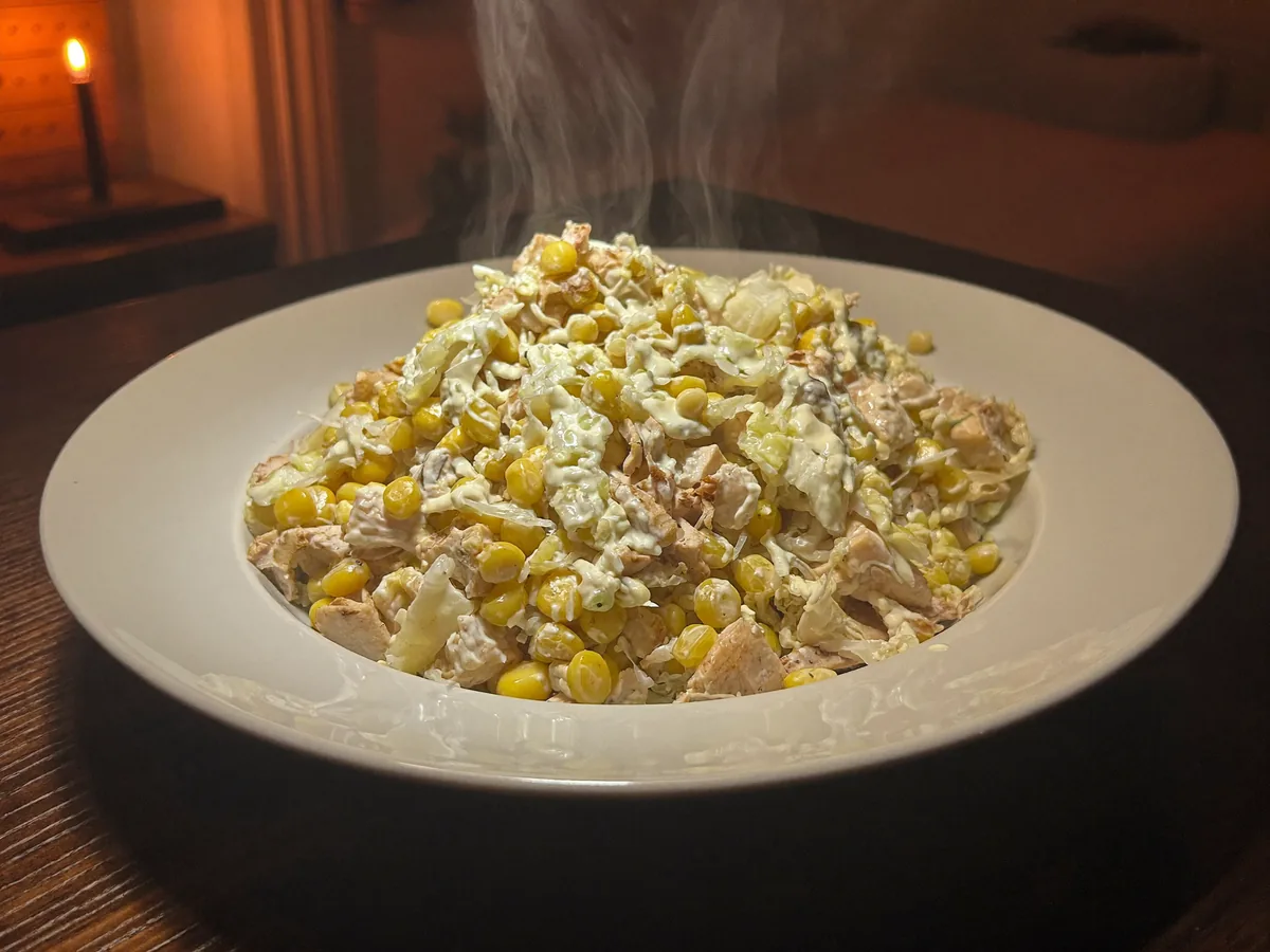 Салат с красной капустой