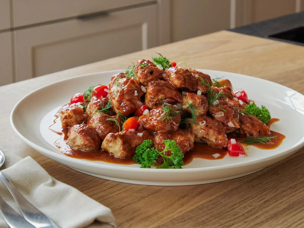 Шашлык из куриных окорочков