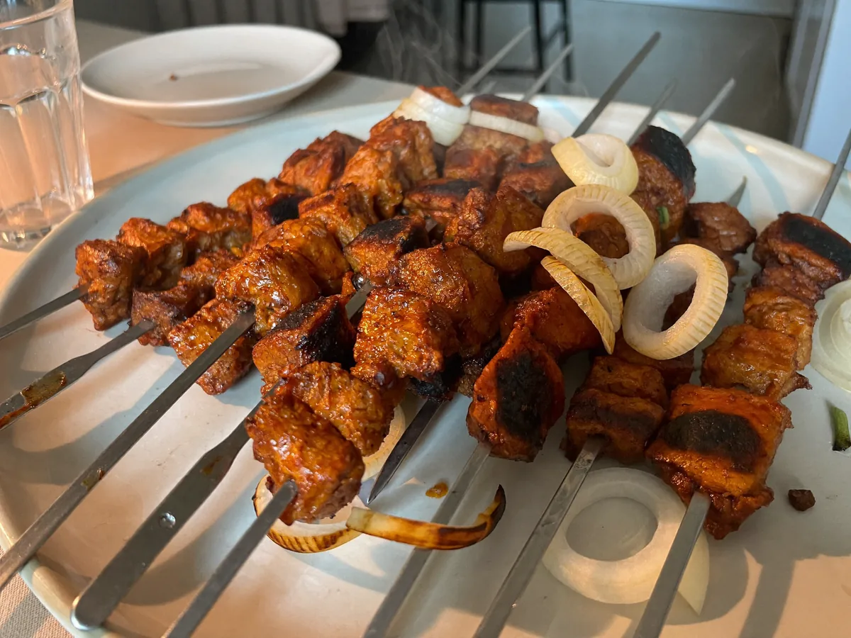 Шашлык из мяса нутрии