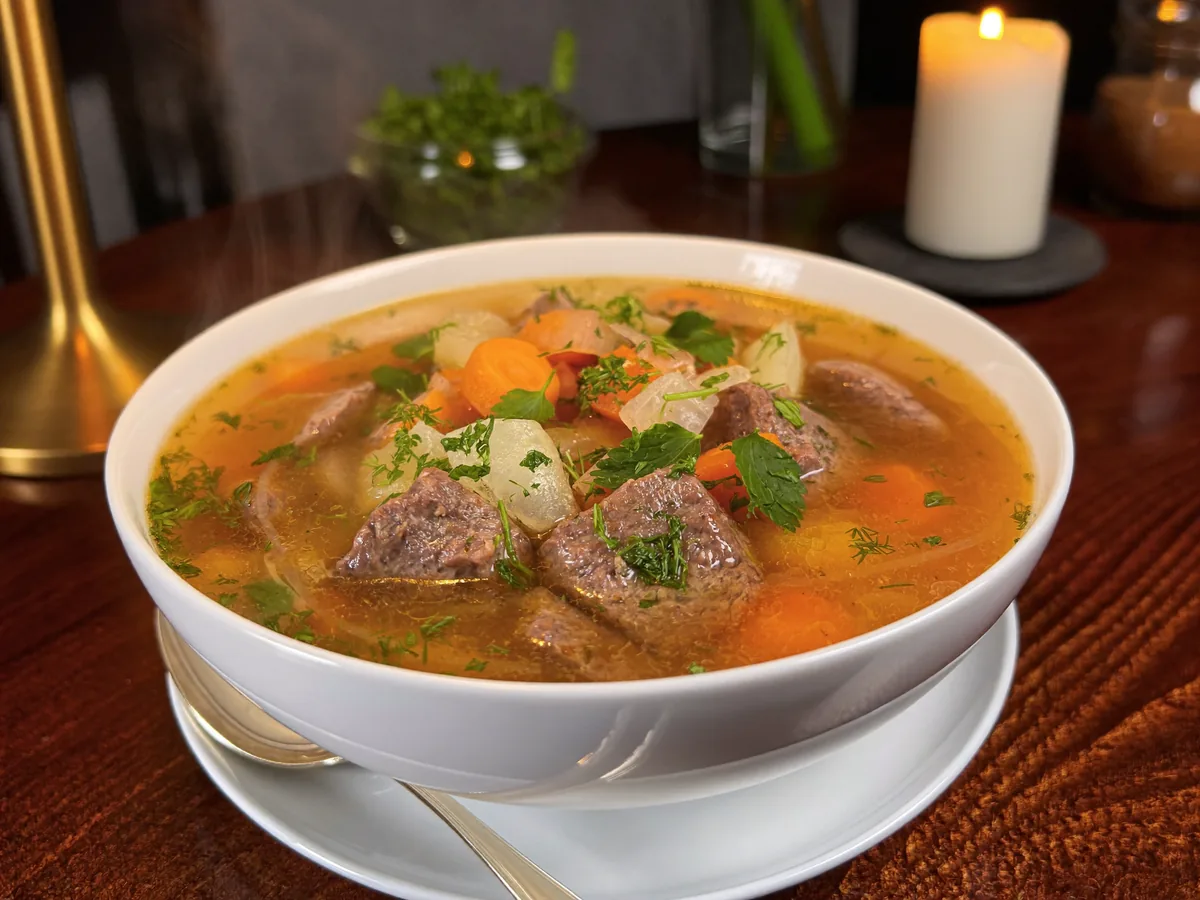 Шурпа жареная