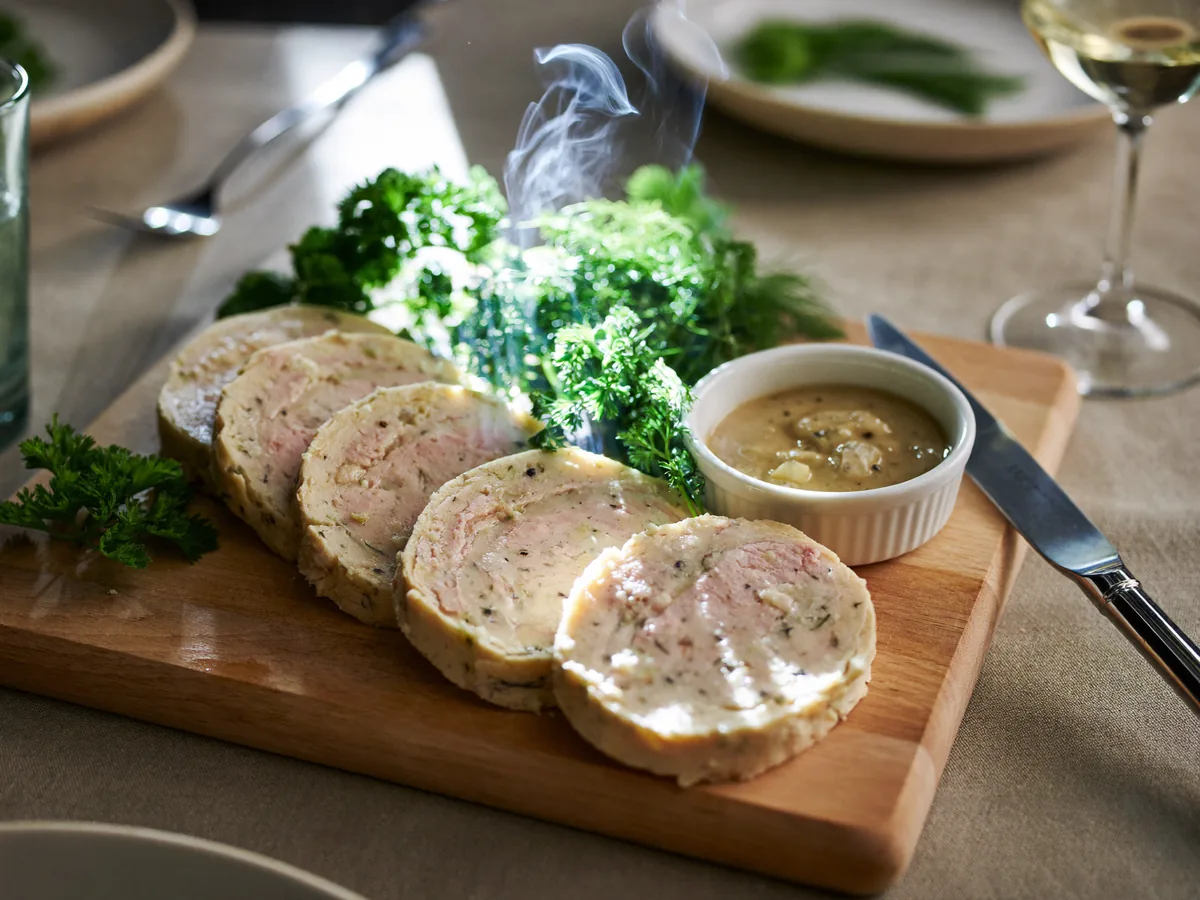 Сливочный паштет из куриной печени (без масла)