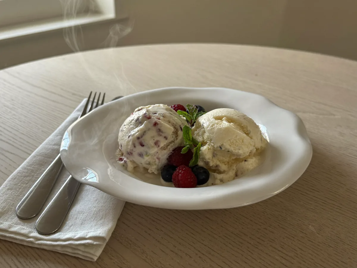 Сорбет из красной смородины