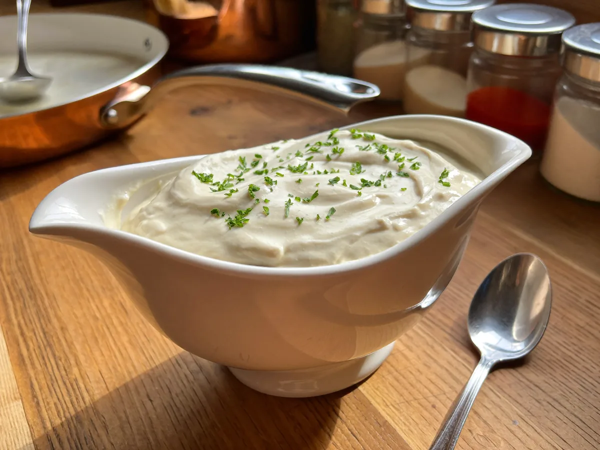 Соус из сметаны для макарон