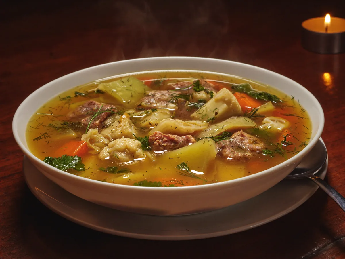Суп пюре из кабачков и курицы