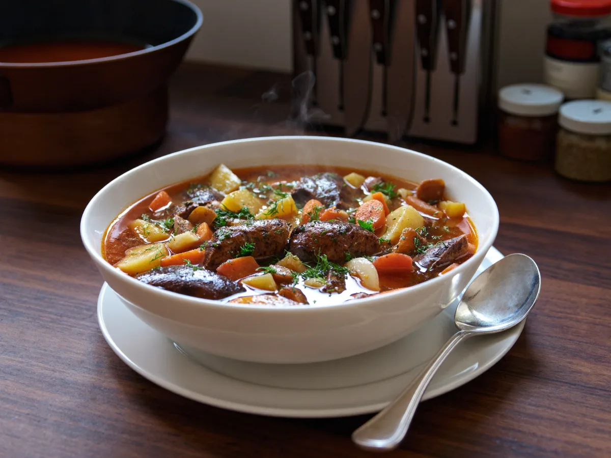Суп пюре из куриной печени с картошкой