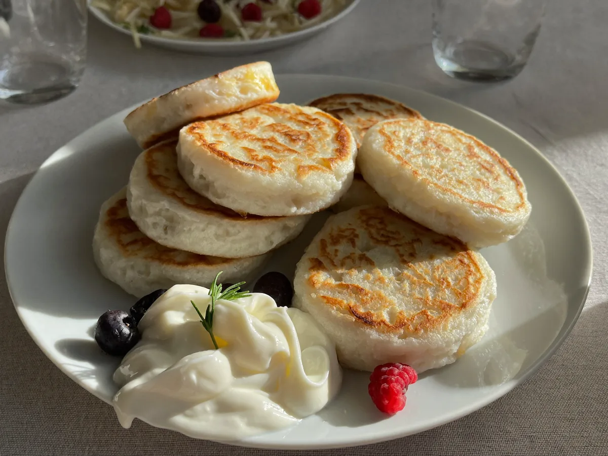 Сырники с капустой на пару