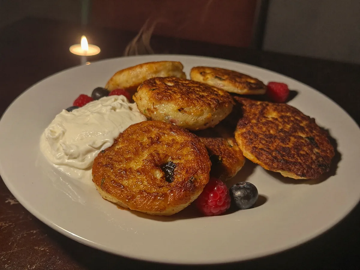 Сырники с отрубями