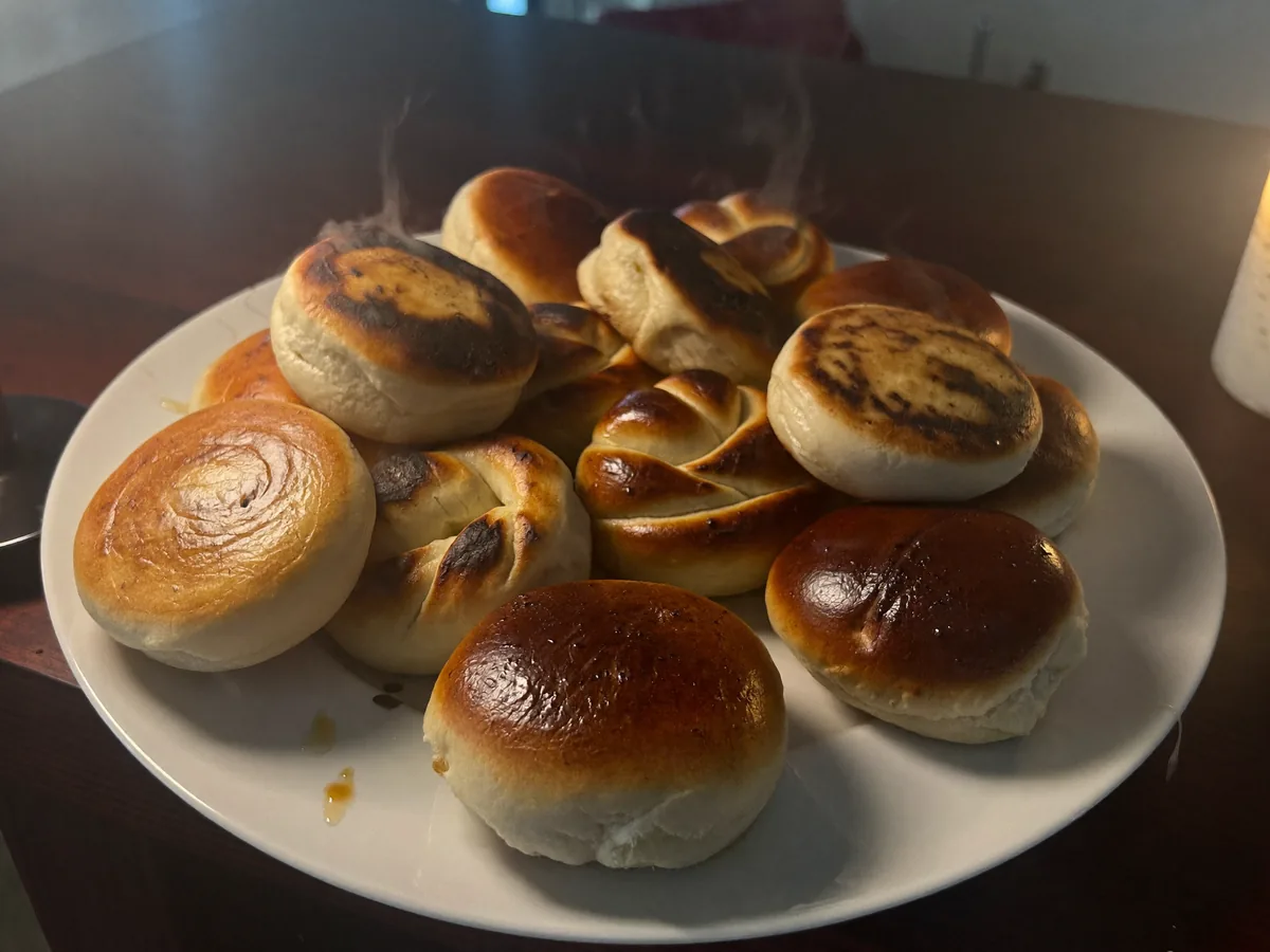 Сырные булочки в аэрогриле