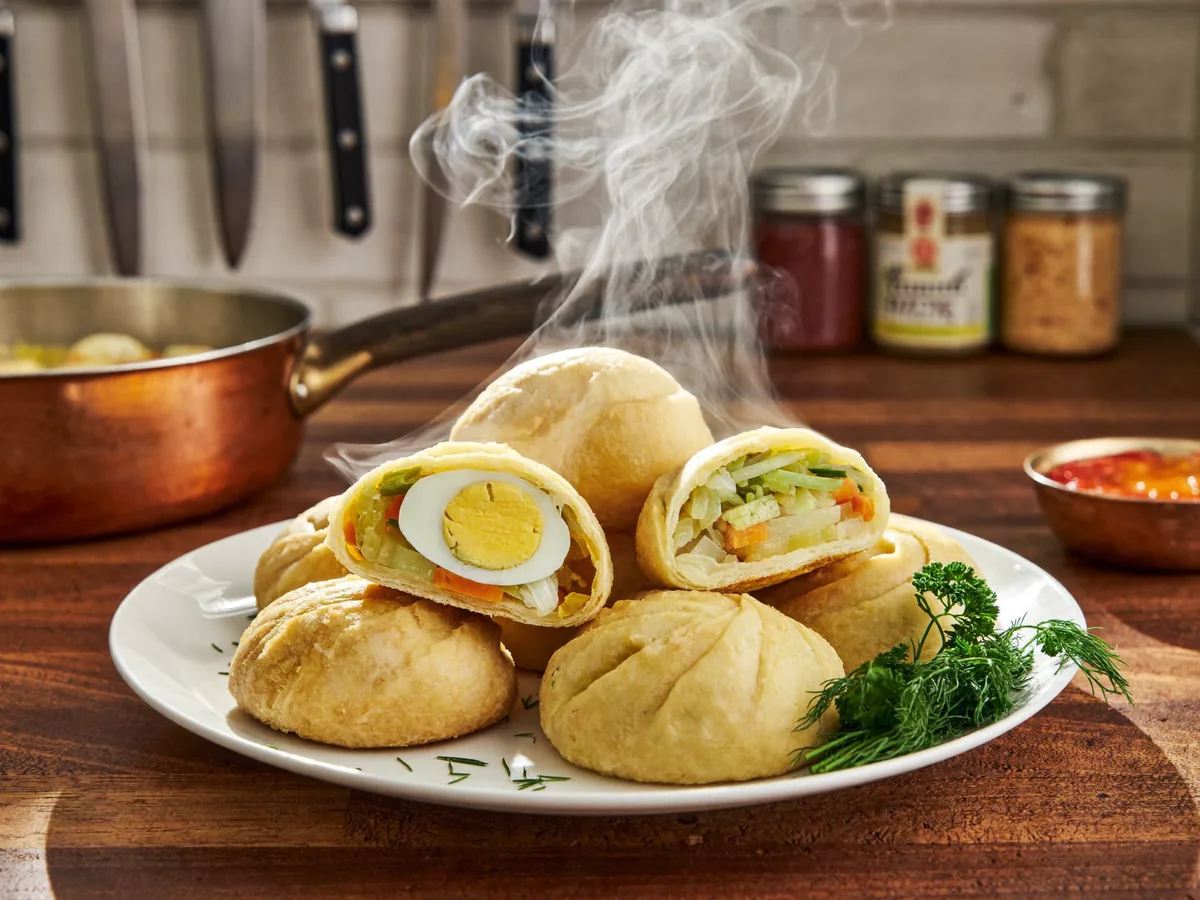 Вареники с капустой свежей