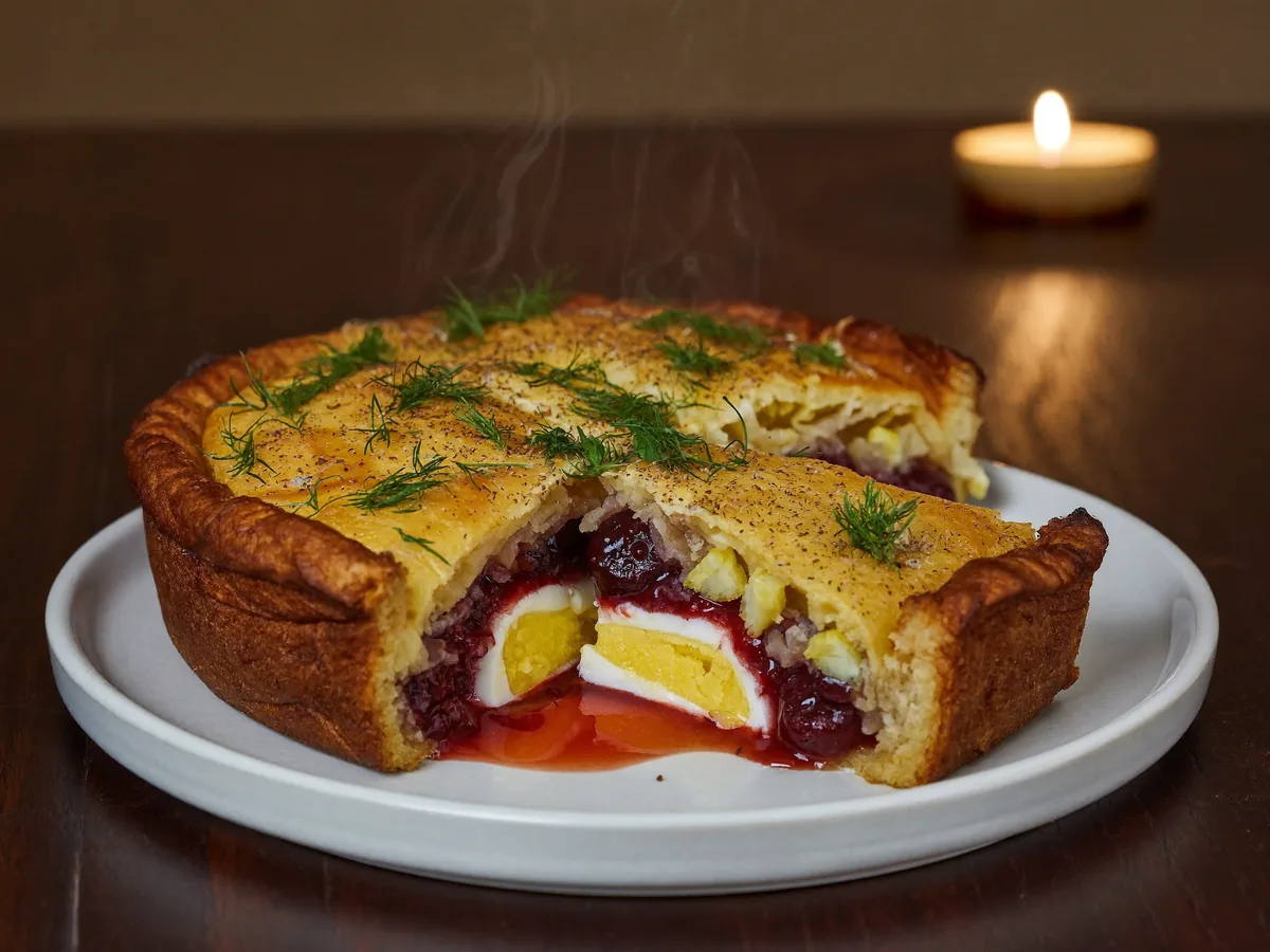 Венский пирог с вишней