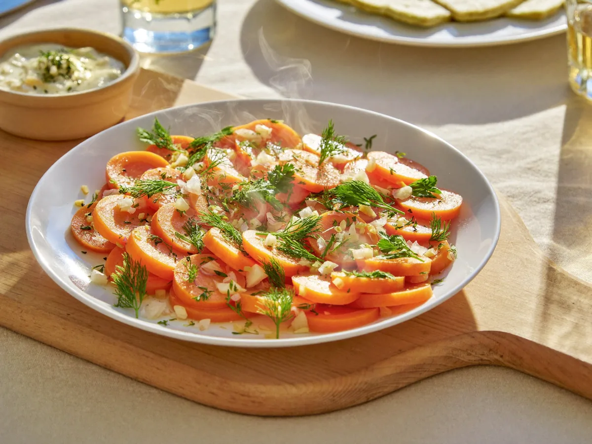 Закуска из болгарского перца и моркови