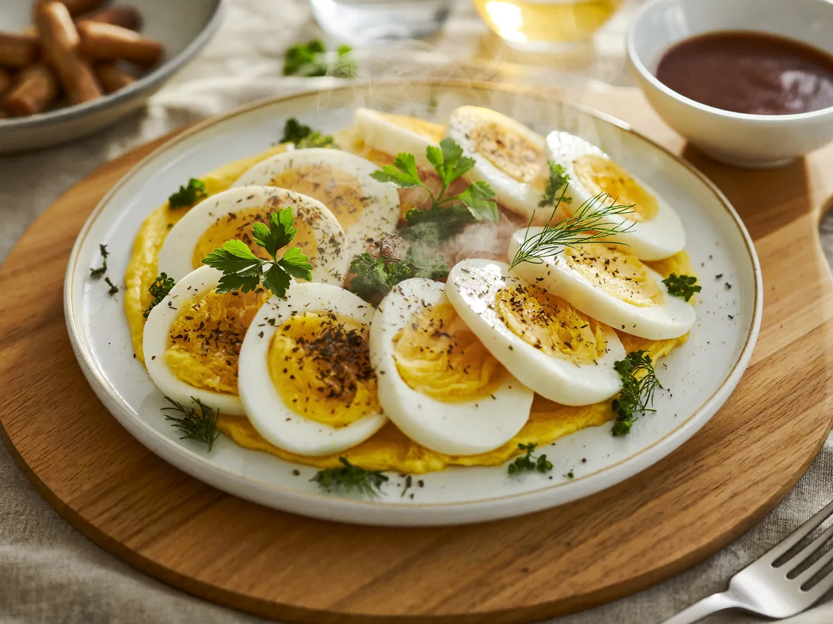 Закуска из яиц с сыром Сиртаки