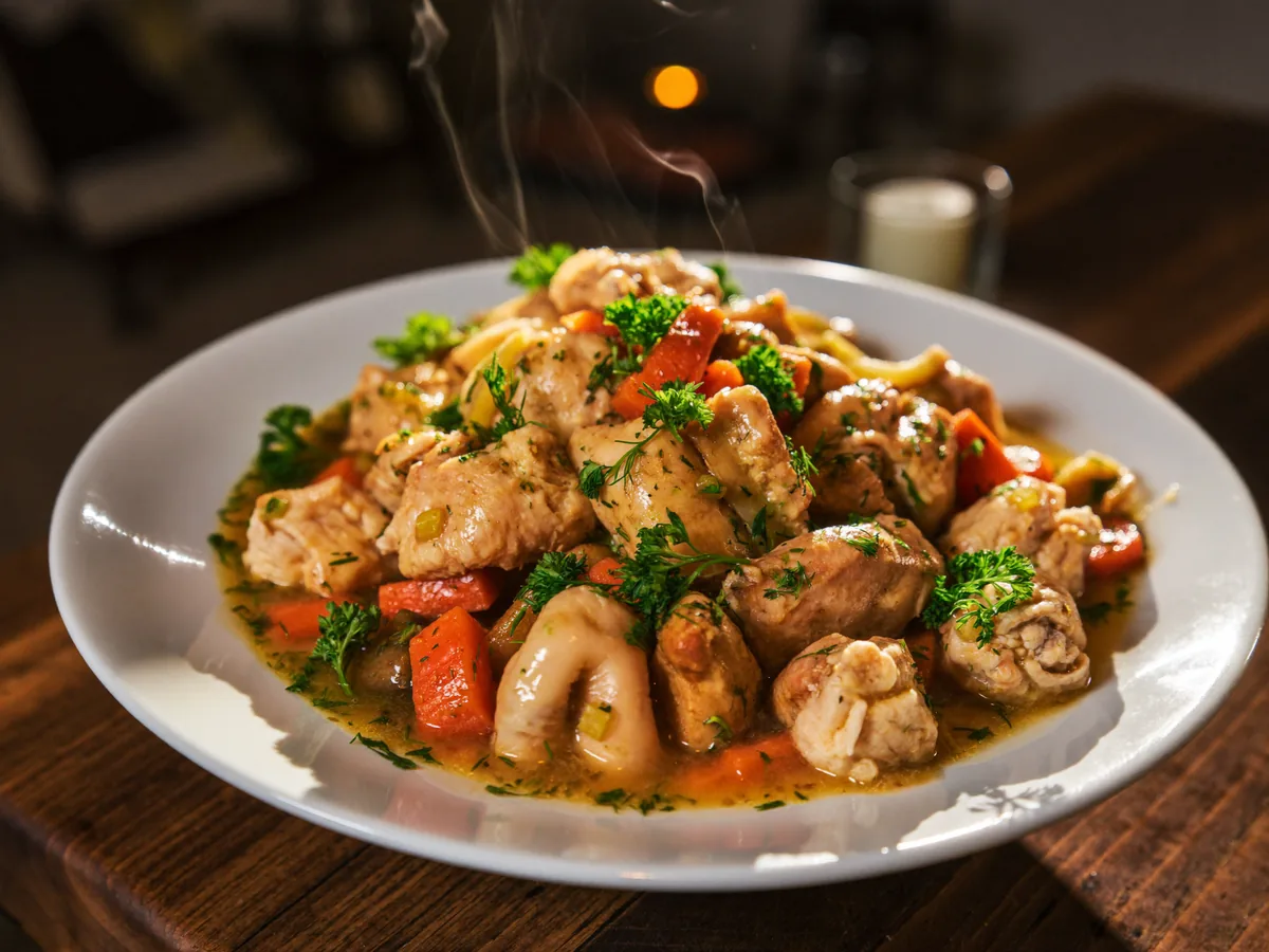 Зельц из курицы в бутылке