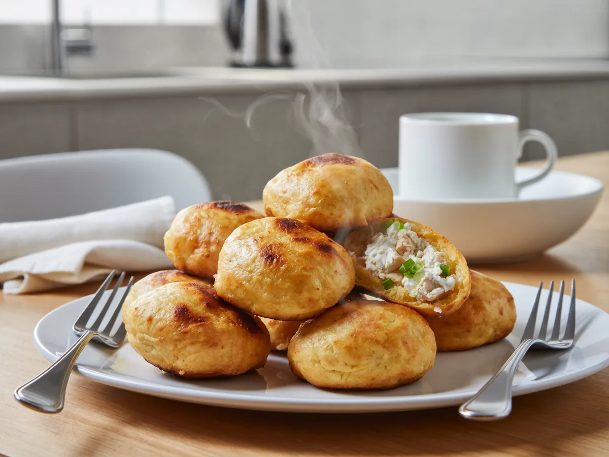 Жареные пирожки с курицей
