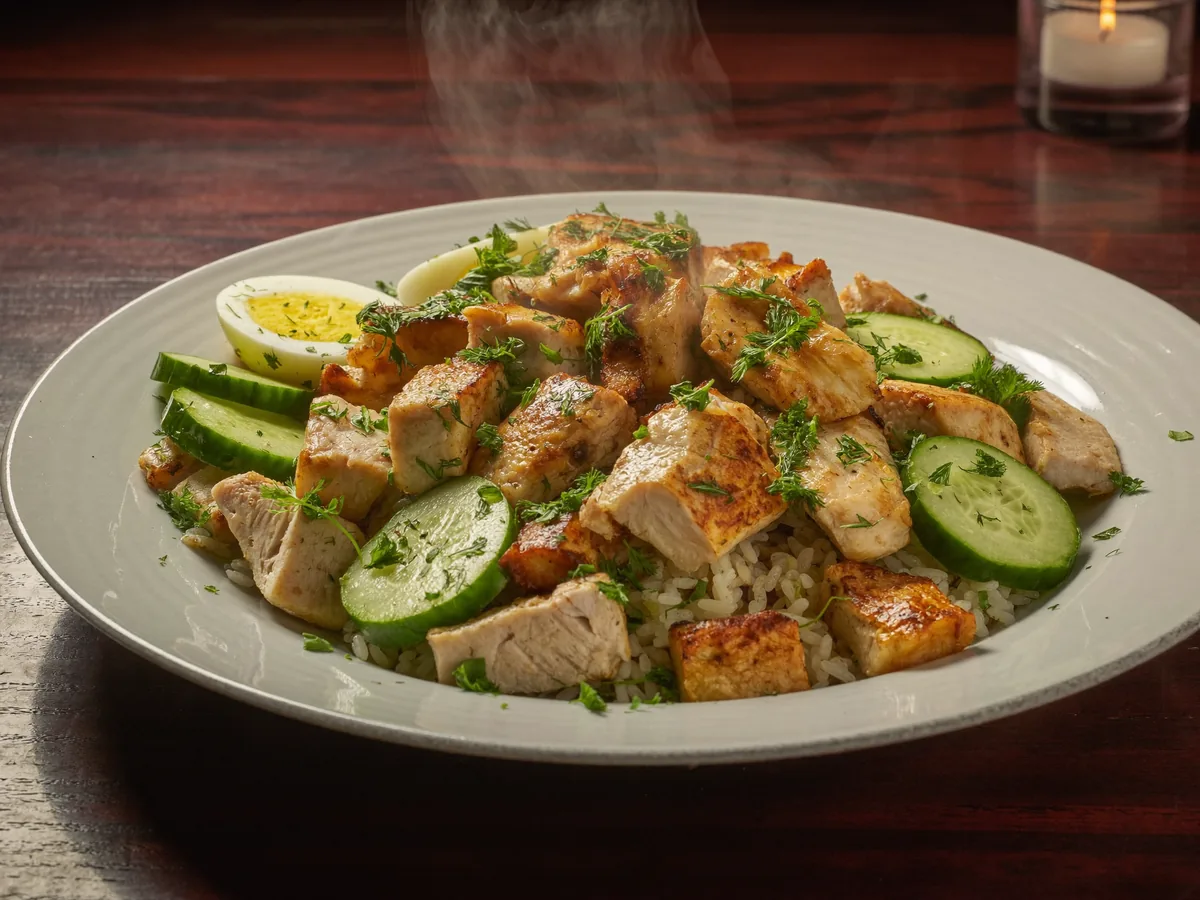 Жареные роллы с курицей