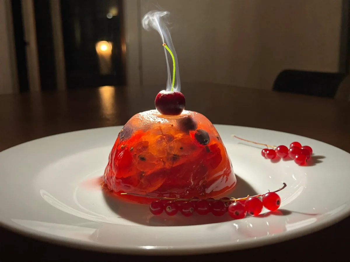 Желе из черной смородины с агар-агаром