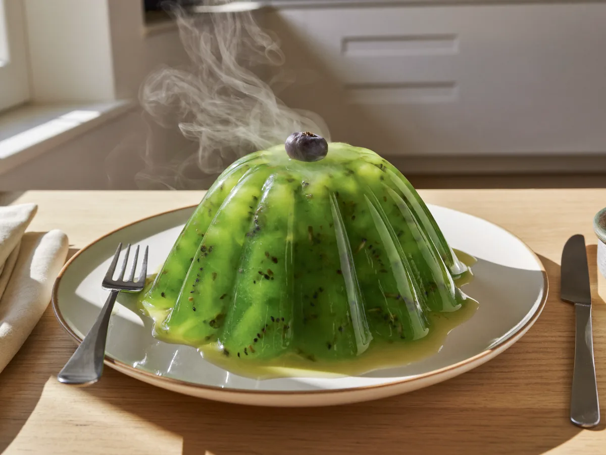 Желе из киви с желатином