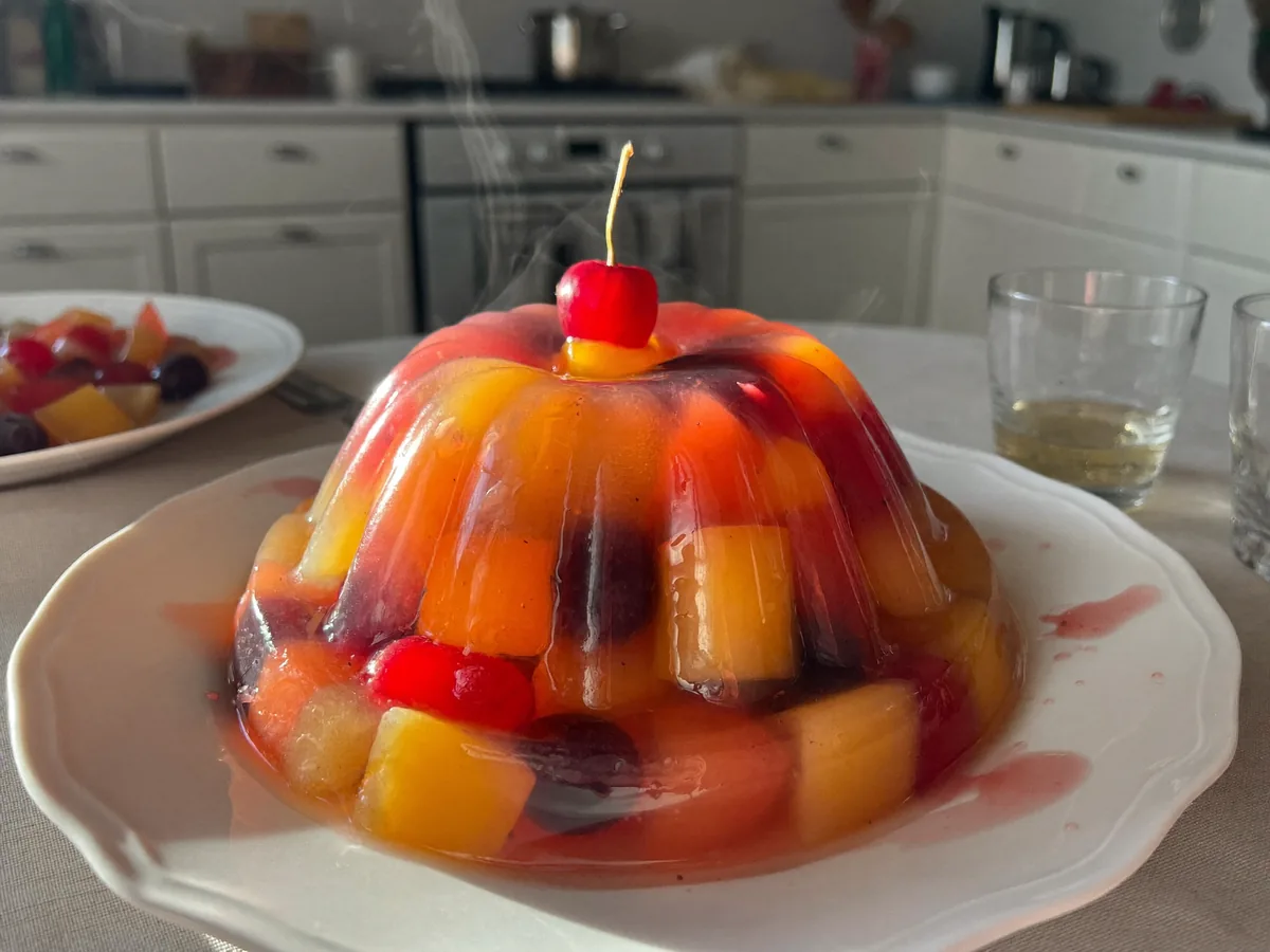 Желе из кока колы в бутылке