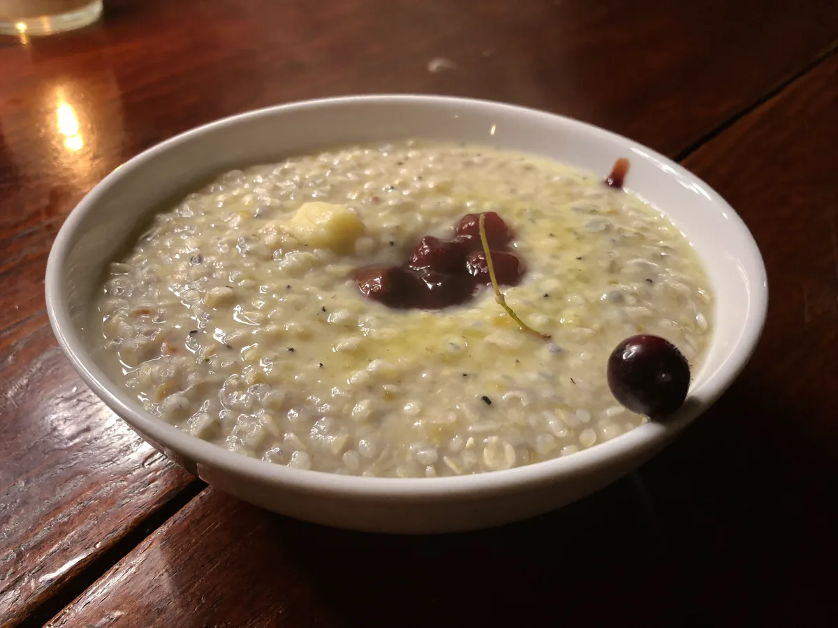 Жидкая овсяная каша