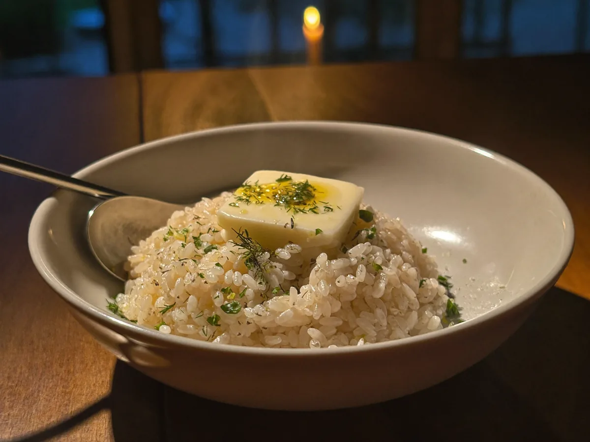 Жидкая рисовая каша на воде (размазня)
