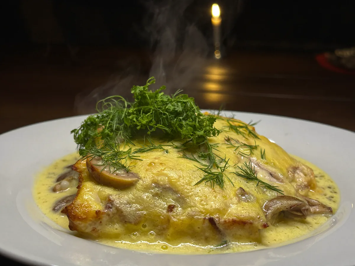 Жульен грибной с курицей