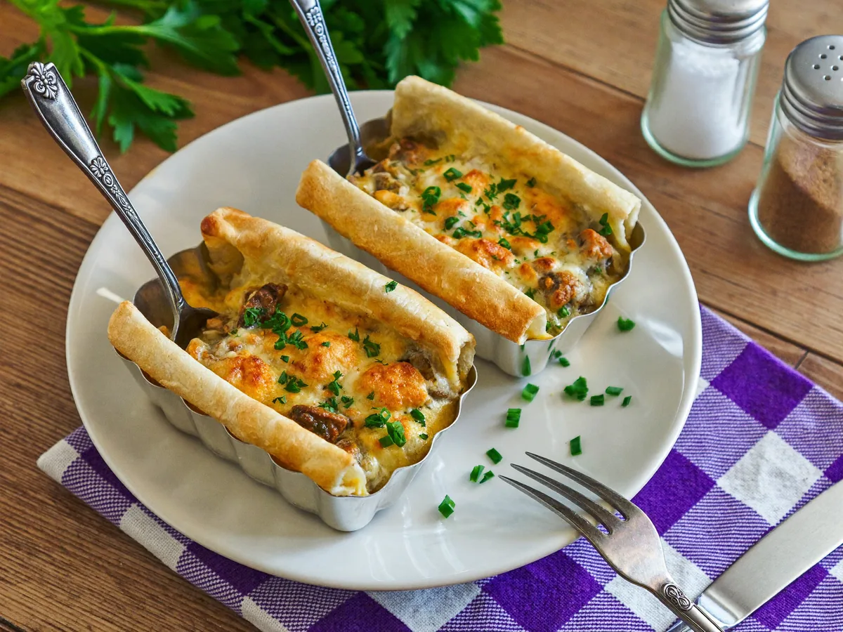 Жульен в лаваше