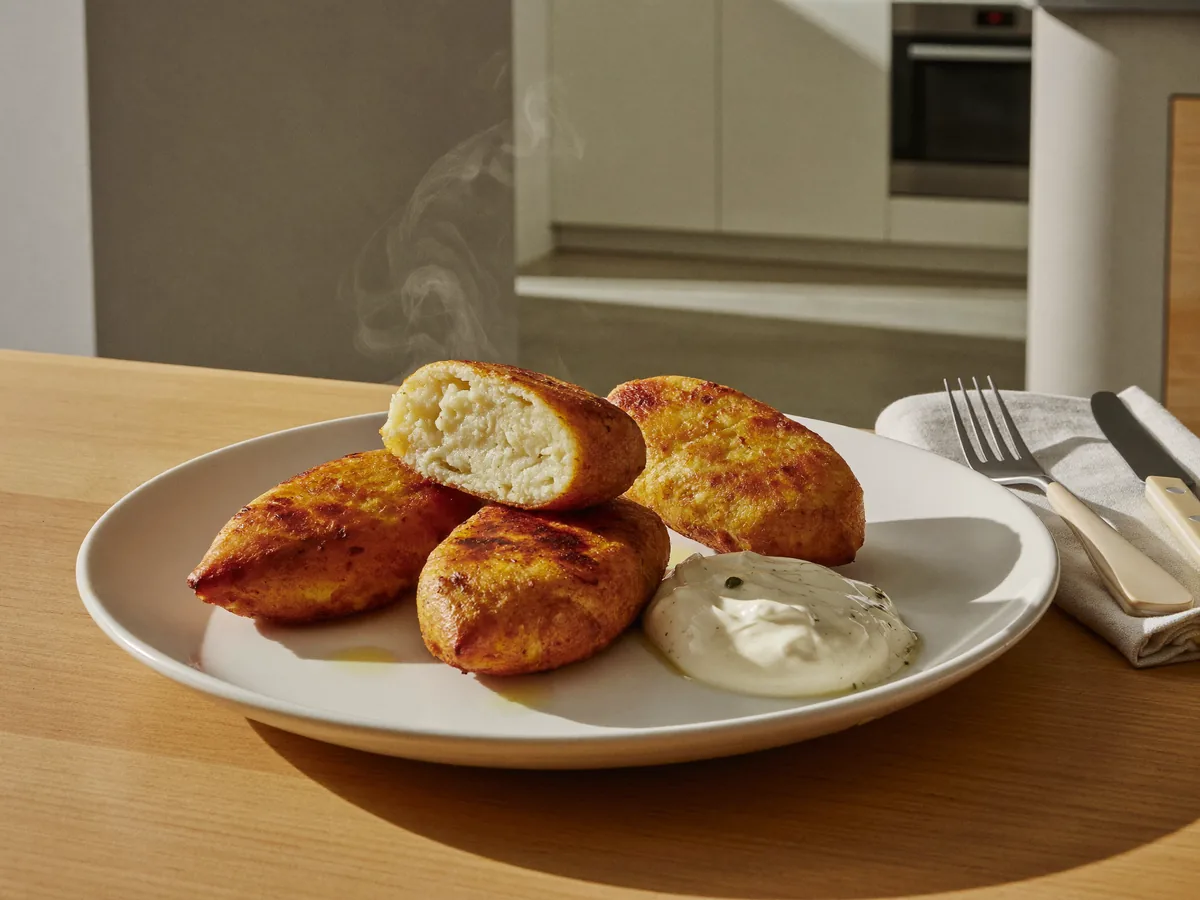 Зразы картофельные с мясом